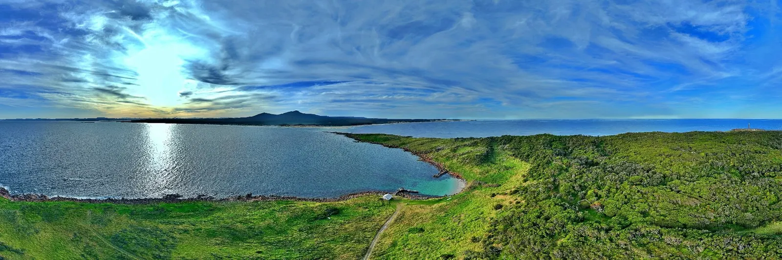 Panorama 5 of the real Gabo Island